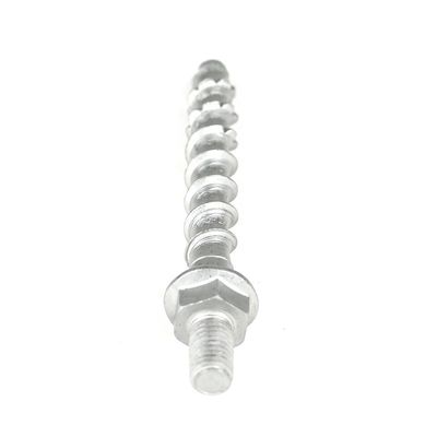 ZINK Finish M10 Hex Flanschkopfrahmenbolzen für U-Bahntunnel 12mm Betonschrauben