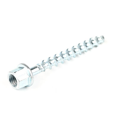 Selbstklemmende Betonschrauben 75 mm Hex Flansch-Drehstange Verankerungsschraube für Flachkopfstil