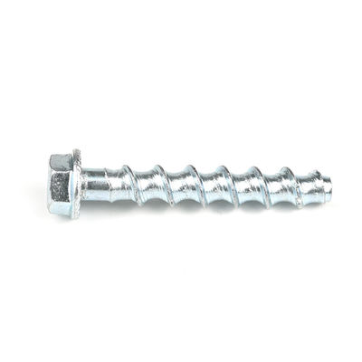 Zinkbeschichtung Mauerwerk Schraube Hex Flansche Beton Schraube Schraube M8 60mm Kohlenstoffstahl Zement Anker