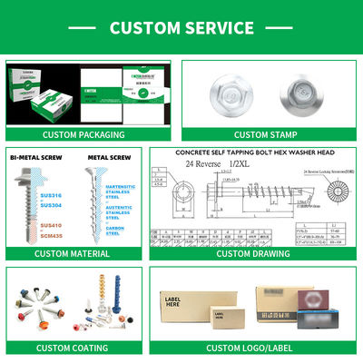 Hexkopfbohrschraube Wasserdichte Dichtung Gummiverschluss Material Edelstahl