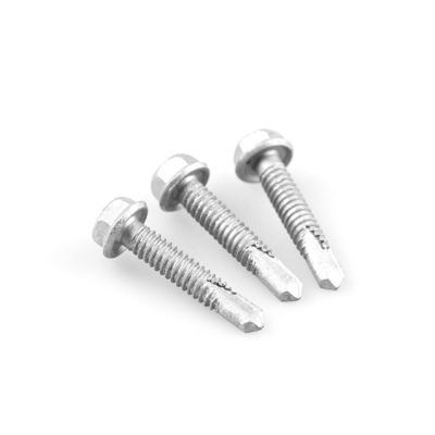 Hex Flanschkopf Selbstbohrschrauben aus Bi-Metall-Edelstahl für T/T-Zahlung