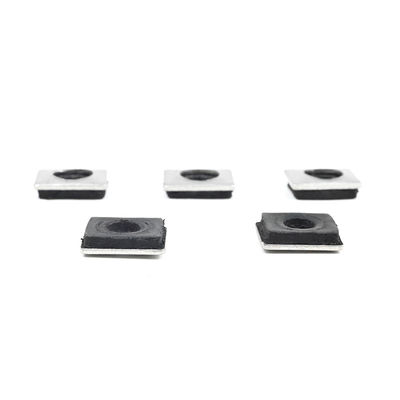 304 Edelstahl Quadrat Epdm-Dachgummi Schwarz gebundenes Versiegelungswaschgerät Gummiverschluss