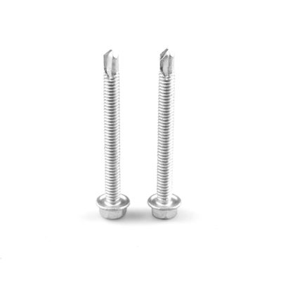 Custom Hex Flangel Kopf Bi Metall Schrauben Edelstahl Dachschrauben 65mm und langlebig