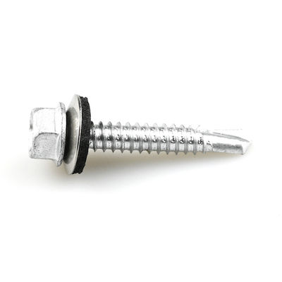 Custom Bi Metall Dachschraube St6.3x38 wasserdicht selbstbohrende Schraube Hex Waschkopf mit Gummi