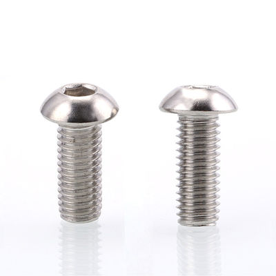 ISO 7380 A2 70 Edelstahl Allen Schraube M6 M8 M10 Sus304 Schraubenknopfkopf Hex-Steckdose