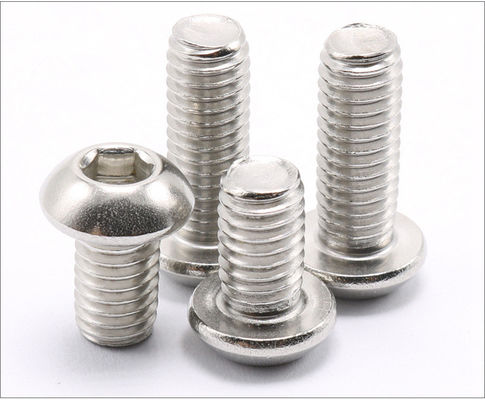 ISO 7380 A2 70 Edelstahl Allen Schraube M6 M8 M10 Sus304 Schraubenknopfkopf Hex-Steckdose