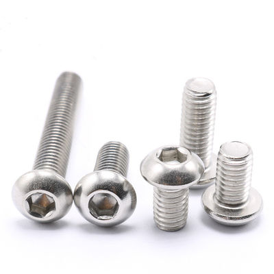 ISO 7380 A2 70 Edelstahl Allen Schraube M6 M8 M10 Sus304 Schraubenknopfkopf Hex-Steckdose