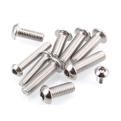 ISO 7380 A2 70 Edelstahl Allen Schraube M6 M8 M10 Sus304 Schraubenknopfkopf Hex-Steckdose