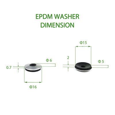 100% QC-Test Schwarze EPDM-Siegel Gummi-Bindung Waschmaschine für rutschfeste Gummi-Siegeldichtung