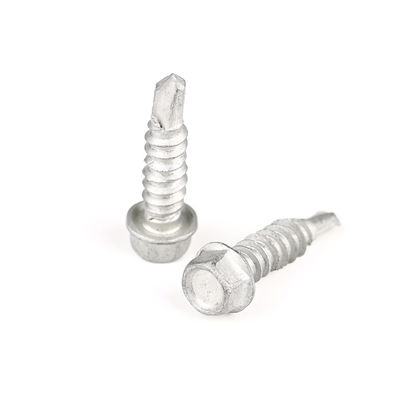 SS304 SS410 Bi-Metall Hexagon Flanschbefestigung 6.3*25 selbstbohrende Schraube zur Sitzbefestigung