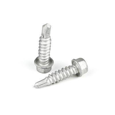 SS304 SS410 Bi-Metall Hexagon Flanschbefestigung 6.3*25 selbstbohrende Schraube zur Sitzbefestigung
