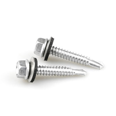Bimetallische Oberfläche SS316 Hex Waschkopf Selbstbohrschraube zur Dachpflege