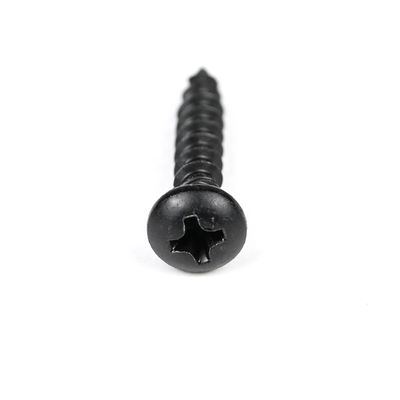 Elektrische Geräte 16 mm Schwarz Runde Phillips Chipboard Schraube mit Harden Design