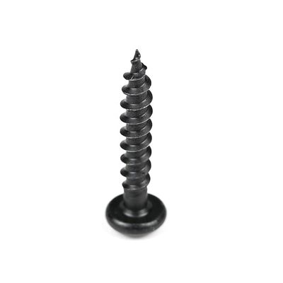 Elektrische Geräte 16 mm Schwarz Runde Phillips Chipboard Schraube mit Harden Design