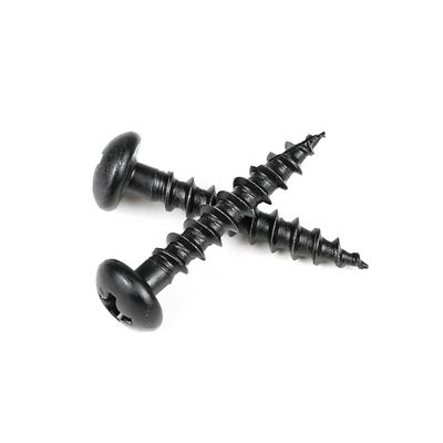 Elektrische Geräte 16 mm Schwarz Runde Phillips Chipboard Schraube mit Harden Design