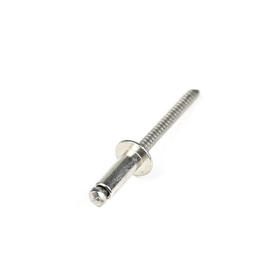 Edelstahl Kuppel Flachkopf Offener End Blind Rivets mit hellen Oberfläche T / T Zahlung