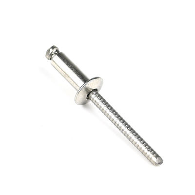 Edelstahl Kuppel Flachkopf Offener End Blind Rivets mit hellen Oberfläche T / T Zahlung
