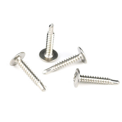 4.8mm Waferkopf Phillips Antriebsschrauben 304 Edelstahl Selbstbohrschrauben