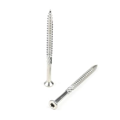Edelstahl A4 Decking Screw Trim Head Torx 60mm Chipboard Schrauben für die Installation