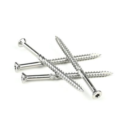 Edelstahl A4 Decking Screw Trim Head Torx 60mm Chipboard Schrauben für die Installation