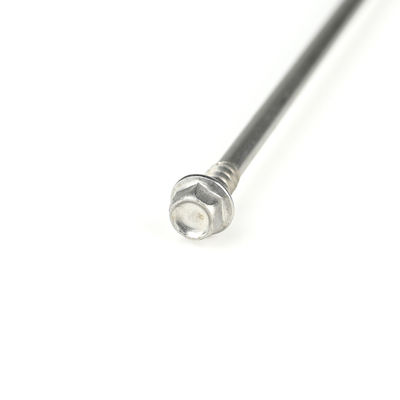 HEX 5.5x243mm Edelstahl 410 Selbstbohrschrauben mit EPDM-Wäscher-Doppeldraht 7 Punkt