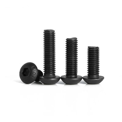 Kohlenstoffstahl Hex-Schrauben Klasse 10.9 Bolt M8 Black Oxide Knopfkopf Steckdose