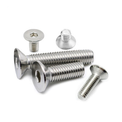 Einfach DIN7991 A2-70 Flat Countersunk Ss304 Hex Socket Vollgeschraubter Schraubschraub M8 M10