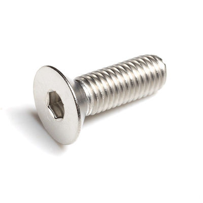 Einfach DIN7991 A2-70 Flat Countersunk Ss304 Hex Socket Vollgeschraubter Schraubschraub M8 M10