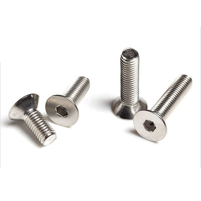 Einfach DIN7991 A2-70 Flat Countersunk Ss304 Hex Socket Vollgeschraubter Schraubschraub M8 M10