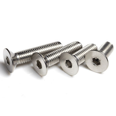 Einfach DIN7991 A2-70 Flat Countersunk Ss304 Hex Socket Vollgeschraubter Schraubschraub M8 M10