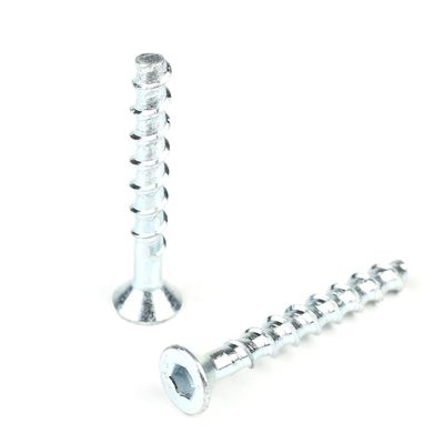 Zinkplattierung Hex Socket Countersunk Kopf Anker Beton Schrauben M10 125mm Schwerlast Anker
