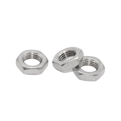 Schnelle Installation DIN439 Edelstahl Hex dünne Nuss Ss304 Nuss Metrisches Gewinde M3-M48
