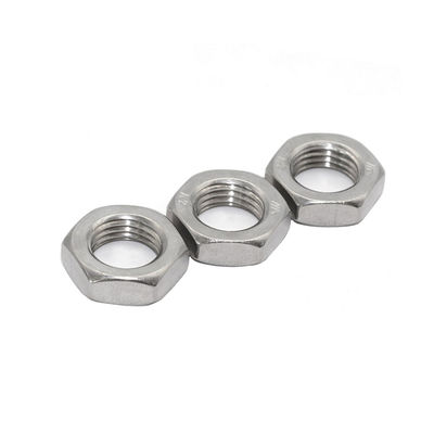 Schnelle Installation DIN439 Edelstahl Hex dünne Nuss Ss304 Nuss Metrisches Gewinde M3-M48