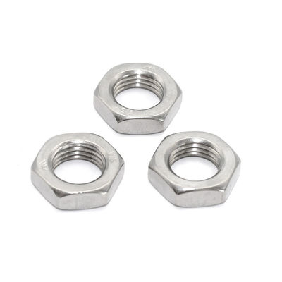 Schnelle Installation DIN439 Edelstahl Hex dünne Nuss Ss304 Nuss Metrisches Gewinde M3-M48