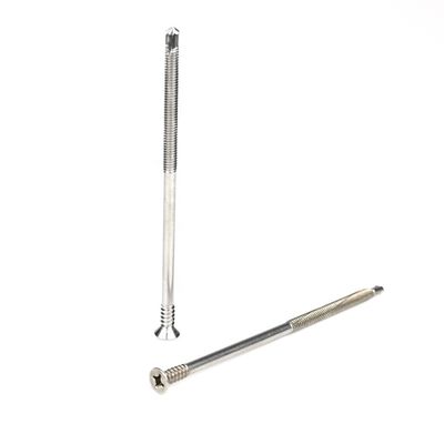 125 mm Tek-Schrauben mit Teildraht Flachkopf Phillips-Selbstbohrschraube für Flachbetten