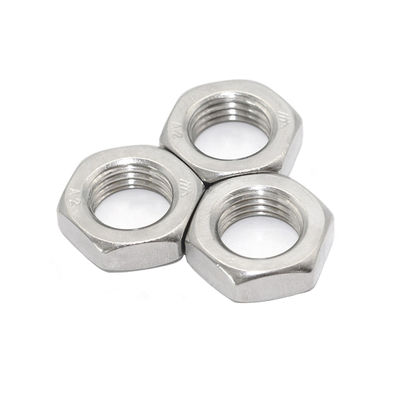 Schnelle Installation DIN439 Edelstahl Hex dünne Nuss Ss304 Nuss Metrisches Gewinde M3-M48