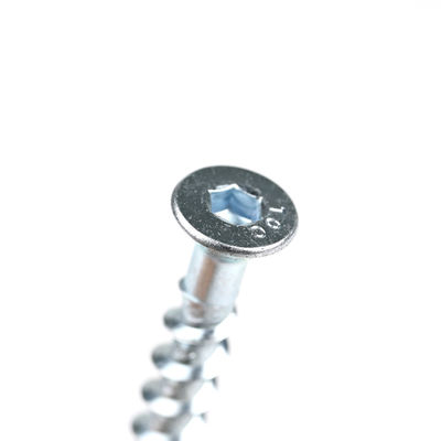 Zinkbeschichtung M6 75mm Kohlenstoffstahl Gegengesunkene Kopf Steckdose Schraube für Betonschrauben