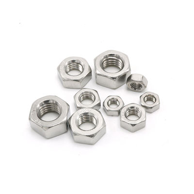 100% QC getestet DIN934 Hex-Nuss A2 70 Edelstahl 304 Nuss M2-M30 für anpassbar