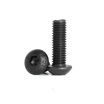 Antriebstyp Steckdose/Allen DIN7380 Schwarzer Kohlenstoffstahl Hex-Steckdose Kopfverschluss Schraube