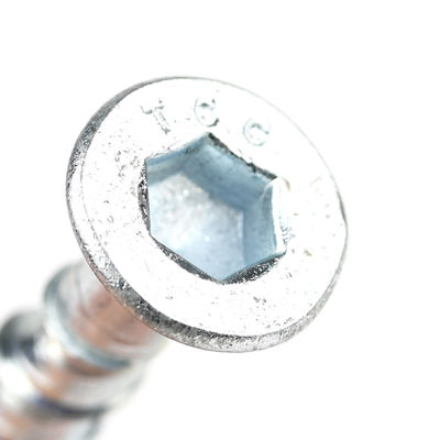 Zahlungsfrist T/T Flachkopf Hex-Steckdose Zinkplattierung Mauerwerk Schrauben kundenspezifische Unterstützung
