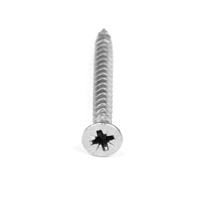 100% QC getestet A2 Chipboard Schrauben mit Pozi Double Flat Head und ovalen Kopf Stil