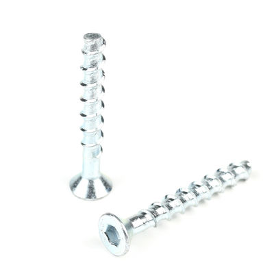 M8 80mm Zinkbeschichtung Countersunk Hex Socket Head Bolt für Beton maßgeschneiderte Unterstützung