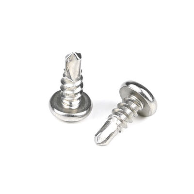 Zinkbeschichtete Behandlung Edelstahl Phillips Pan Head Selbstbohrschraube für Metall