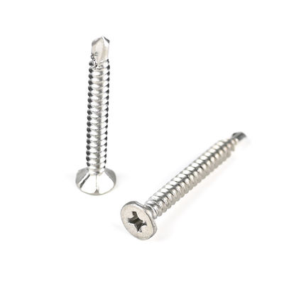 Top Ss410 Phillips Cross Recess Csk Flachkopf Schrauben aus Edelstahl zur Selbstbohrung