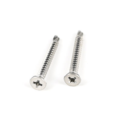 Top Ss410 Phillips Cross Recess Csk Flachkopf Schrauben aus Edelstahl zur Selbstbohrung