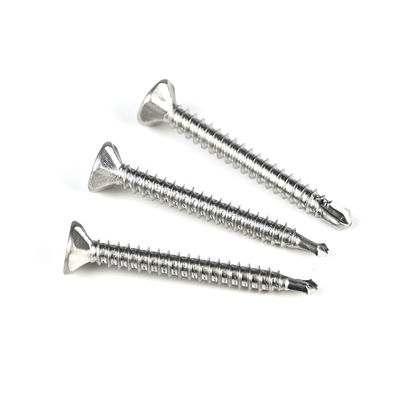 Top Ss410 Phillips Cross Recess Csk Flachkopf Schrauben aus Edelstahl zur Selbstbohrung