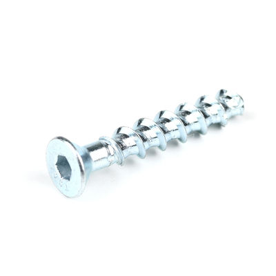 Stahl-Zinkplattierung Hex-Steckdose Flachbeton-Schraube M6 50mm für kundenspezifische Unterstützung