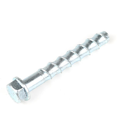 100 mm M16 Kohlenstoffstahl Zinkbeschichtung HEX Kopf Beton Schraubenbolze für 100% QC-Test