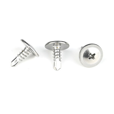 Standard-Sus410 Phillips-Waferkopf aus Edelstahl Selbstbohrschrauben für Metall