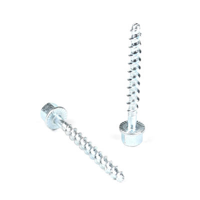 HEX Flansche Zinkbeschichtung Gewinde Stange Anker Schraube 6/10x75mm für und dauerhafte Verankerung